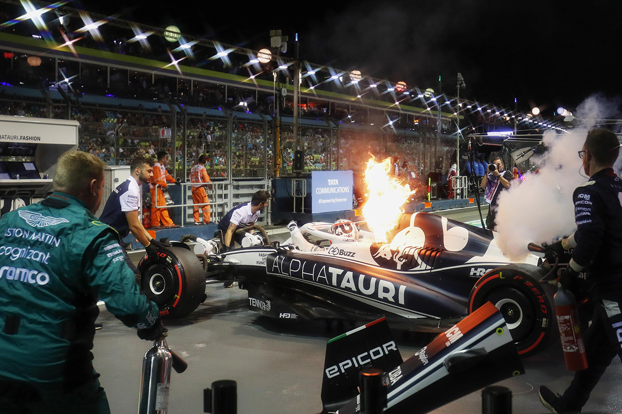 アルファタウリF1 「角田裕毅はFP2でショートもロングランもできなかった」