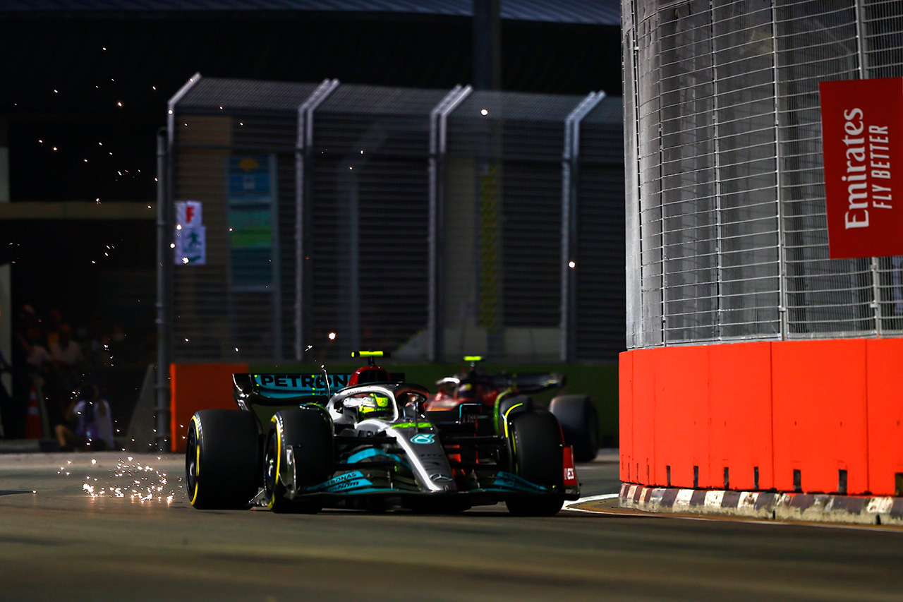 F1シンガポールGP 予選Q2:アルファタウリF1の角田裕毅は8番手でQ3進出