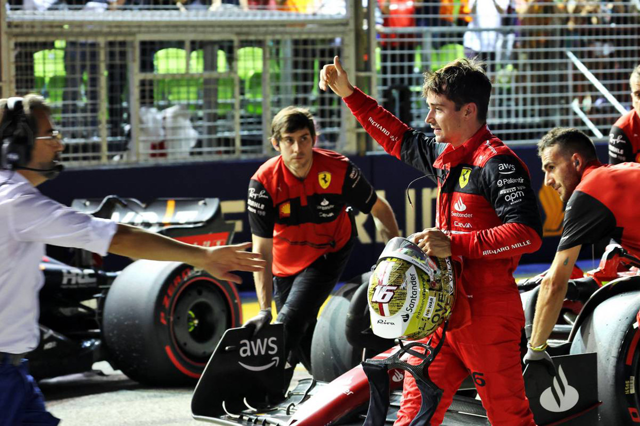 2022年 F1シンガポールGP 決勝：スターティンググリッド