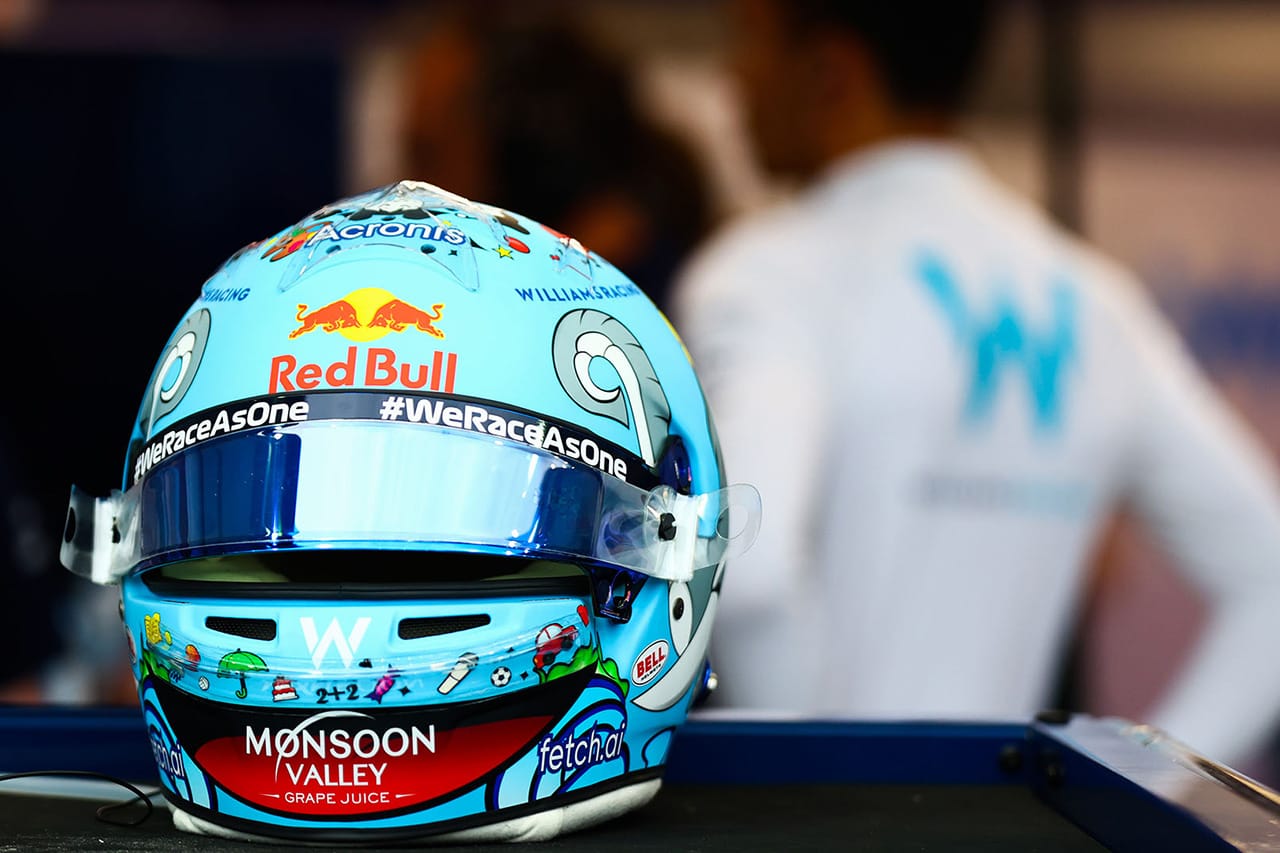 2022年 F1シンガポールGP：多くのドライバーがスペシャルヘルメットを着用
