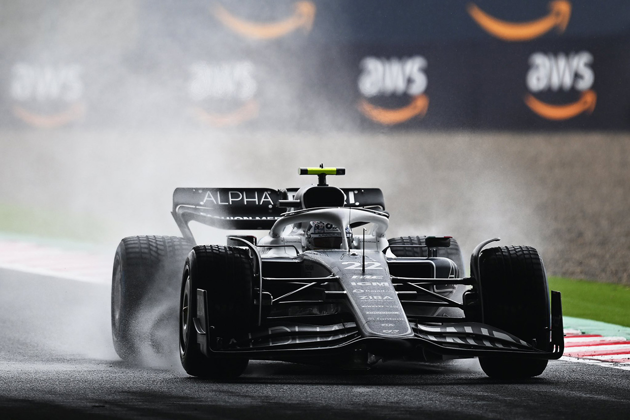 F1日本GP FP1 速報:角田裕毅19番手 マックス・フェルスタッペン6番手