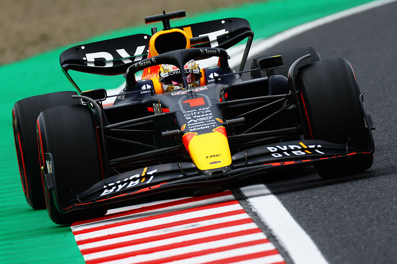 レッドブルF1のマックス・フェルスタッペンがドライの鈴鹿で最速
