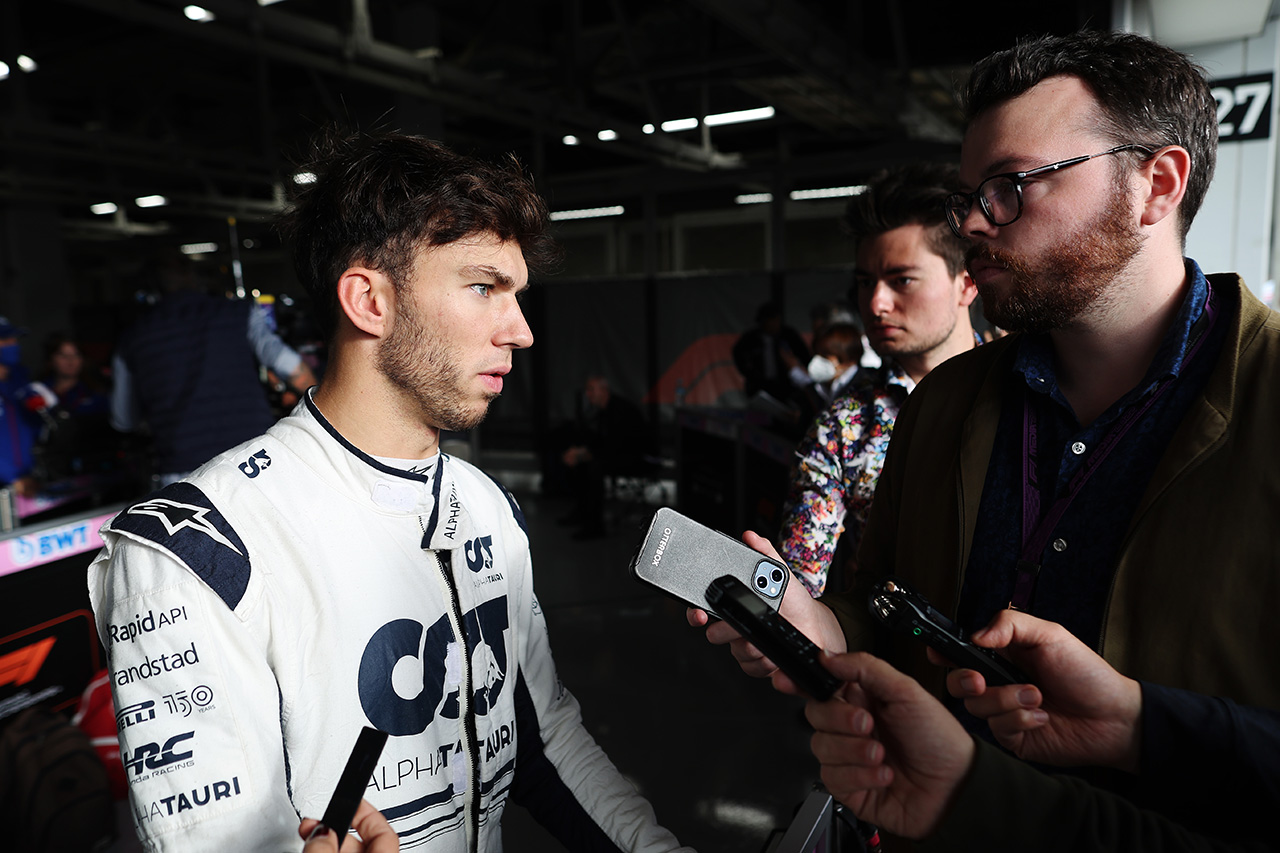 ピエール・ガスリー Q1敗退 「予選前にブレーキディスクを交換していた」