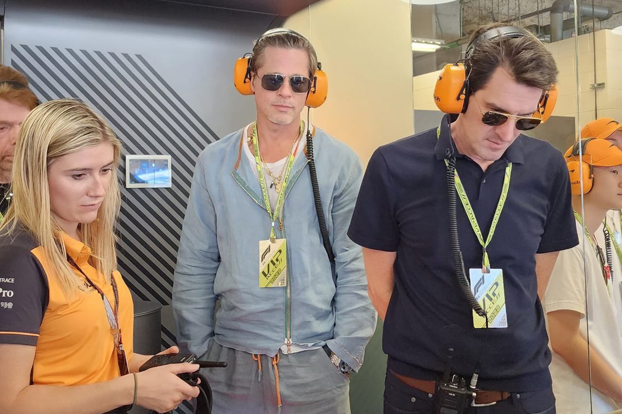 F1チーム代表、ブラッド・ピットらF1映画の制作関係者と面会
