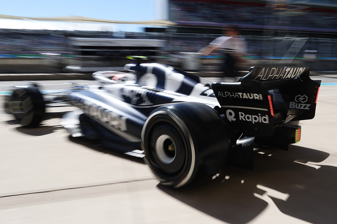 F1アメリカGP FP1 速報:マックス・フェルスタッペン2番手 角田裕毅14番手
