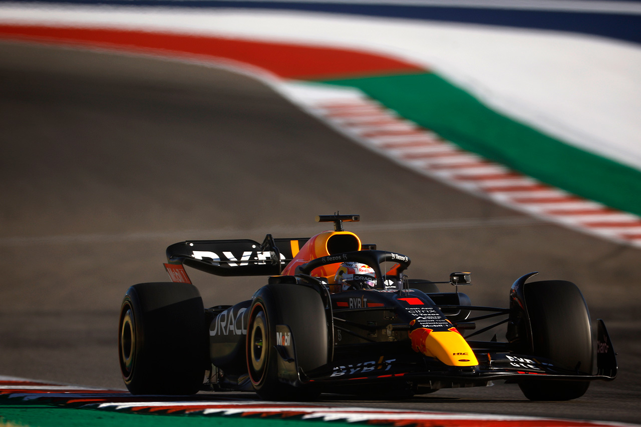 F1アメリカGP FP2 速報:マックス・フェルスタッペン7番手 角田裕毅12番手