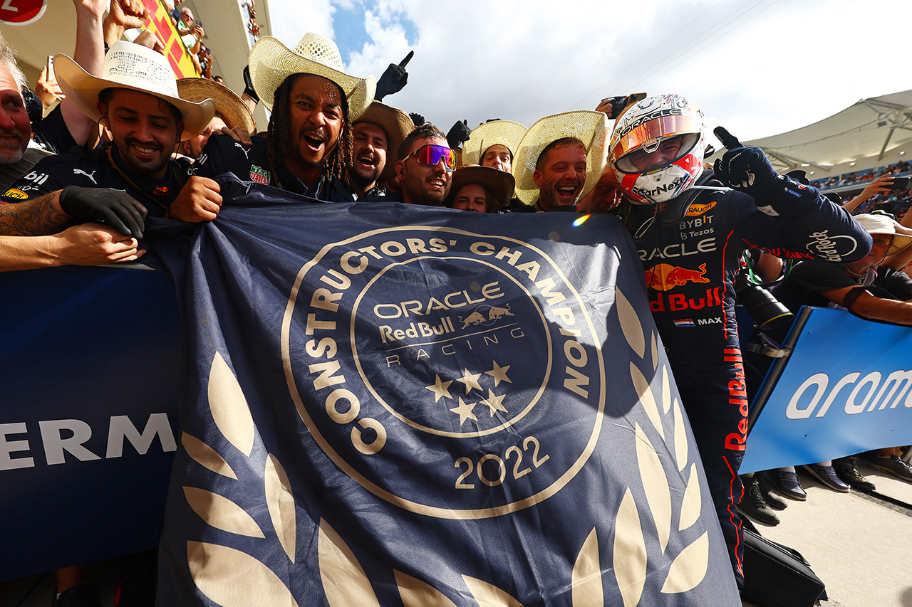 2022年 F1ポイントランキング （第19戦アメリカGP終了時点）