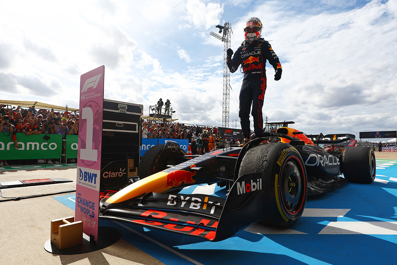 数字で見るF1アメリカGP：フェルスタッペンが年間最多記録タイ13勝目