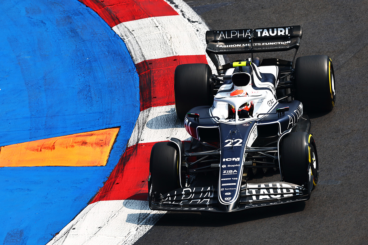 F1メキシコシティGP 予選Q1:アルファタウリF1の角田裕毅は9番手で通過