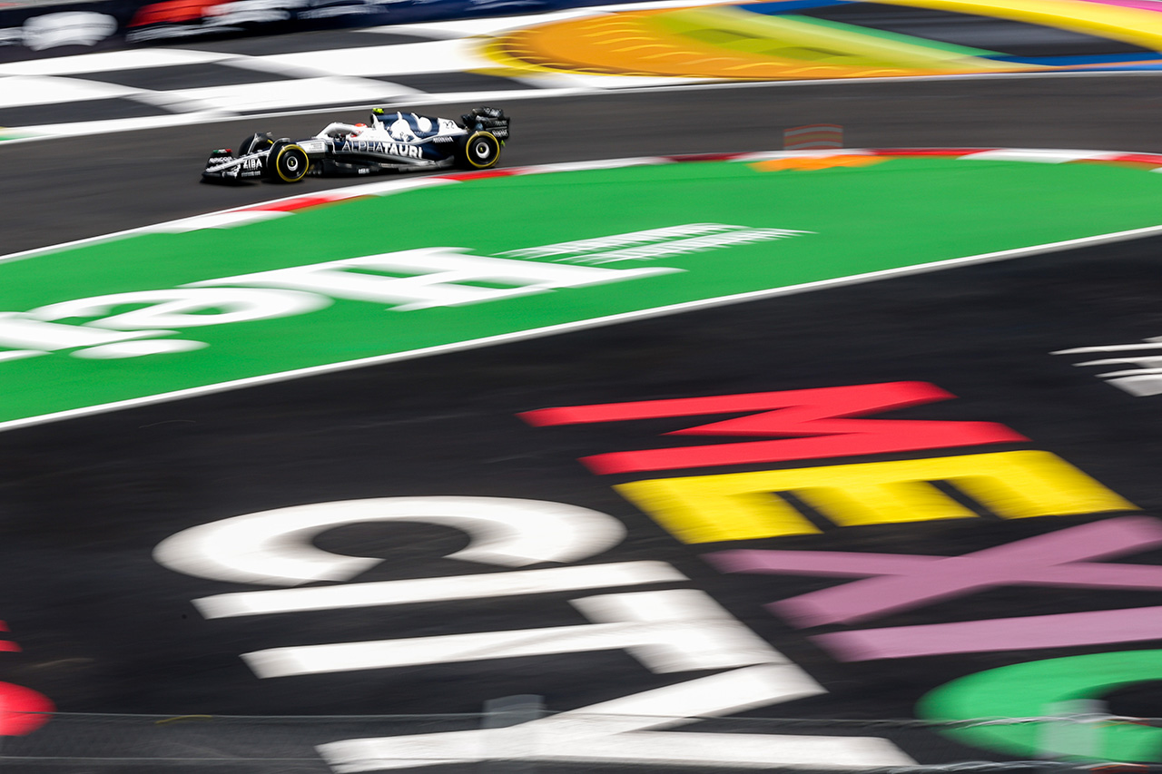 F1メキシコシティGP 予選Q2:アルファタウリF1の角田裕毅は13番手で敗退