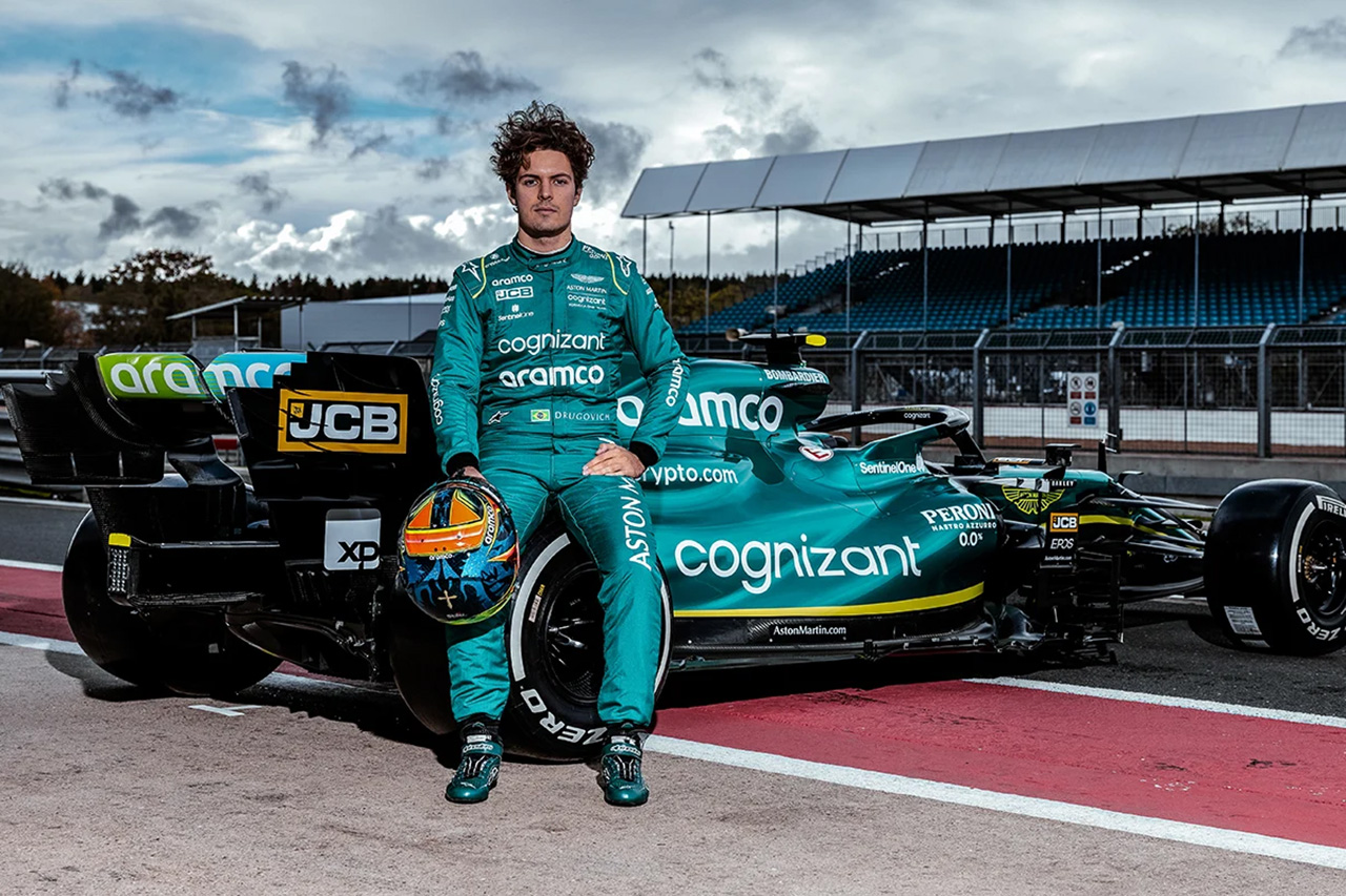 フェリペ・ドルゴビッチ、アストンマーティンのF1マシンで300㎞以上を走破