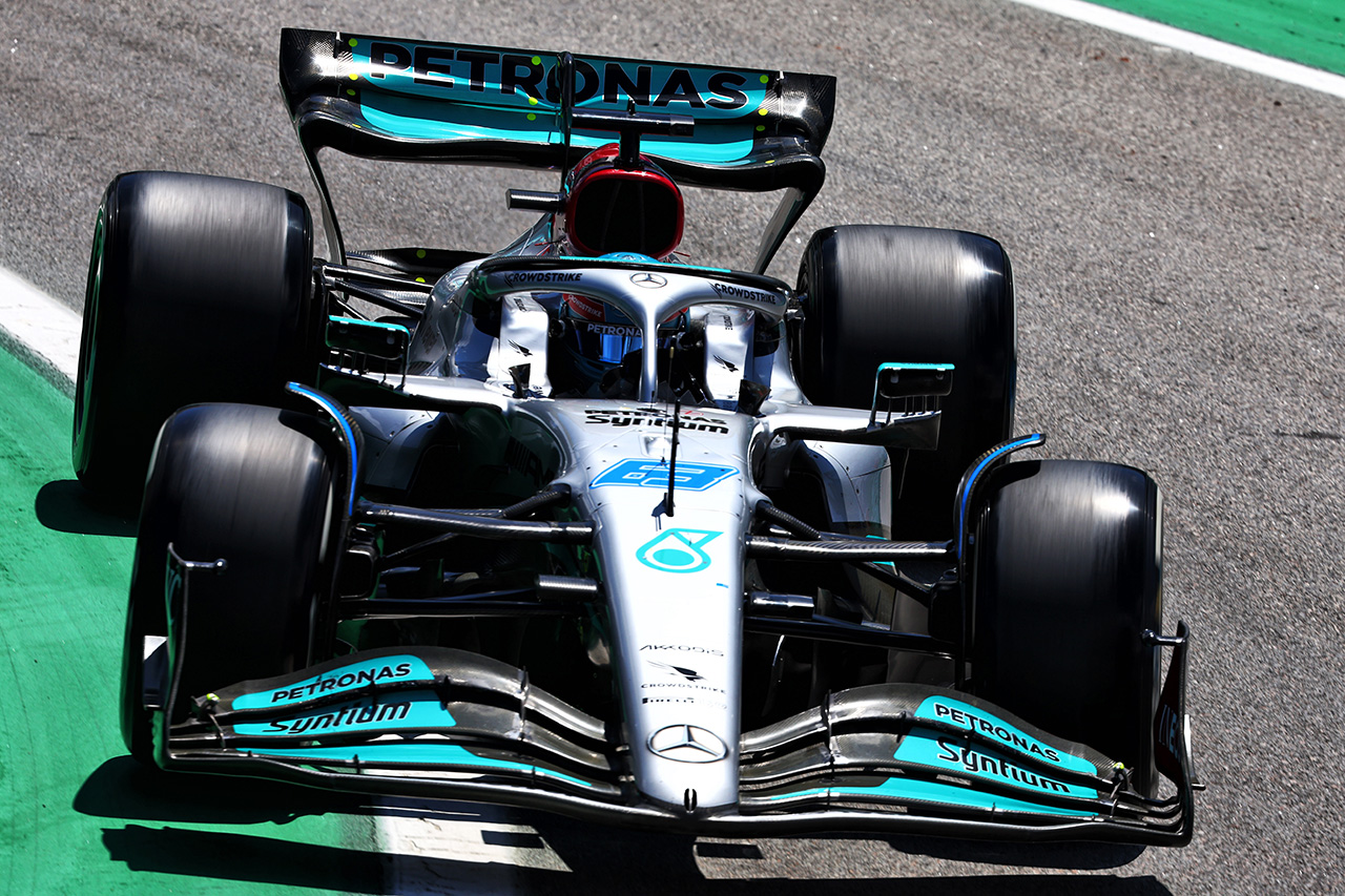 メルセデスF1代表 「ラッセルの車は水漏れでリタイアの懸念があった」