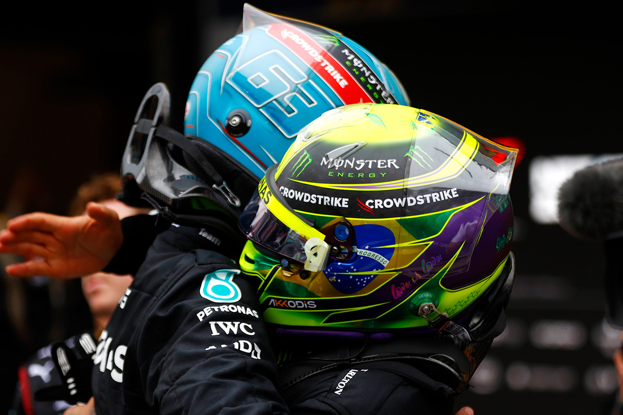 ルイス・ハミルトン 「ラッセルのメルセデスF1内での台頭は問題ない」
