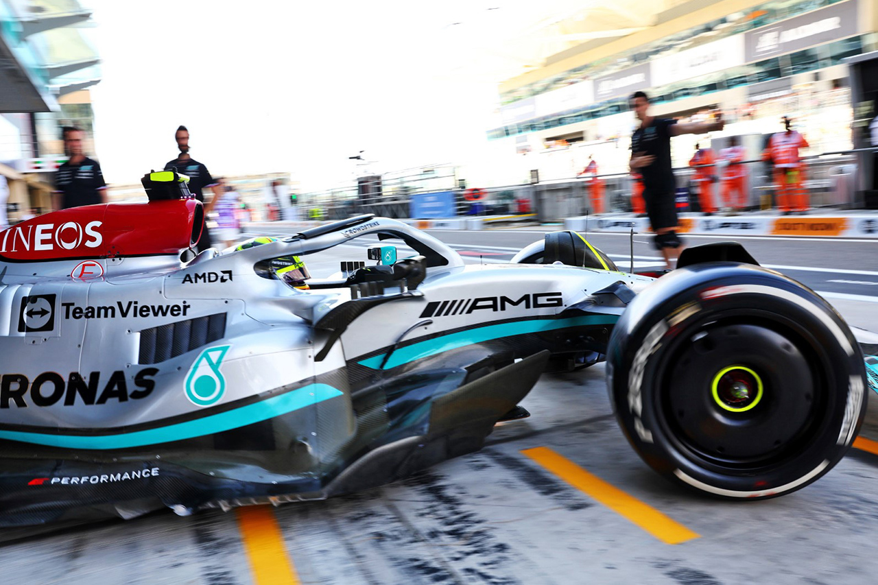 ハミルトン首位でメルセデスがワンツー:F1アブダビGP フリー走行1回目