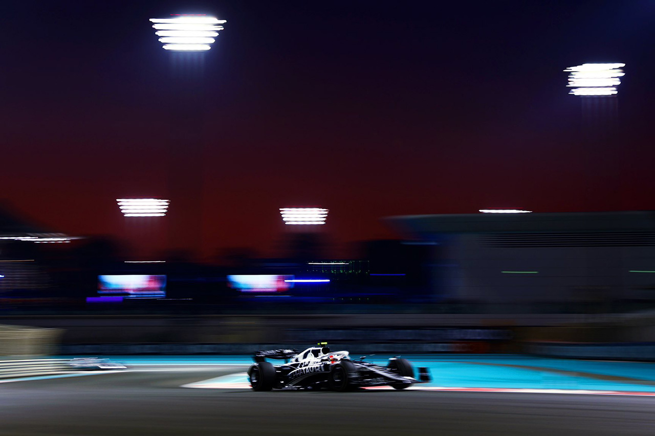 F1アブダビGP 予選Q1:アルファタウリF1の角田裕毅は10番手で通過