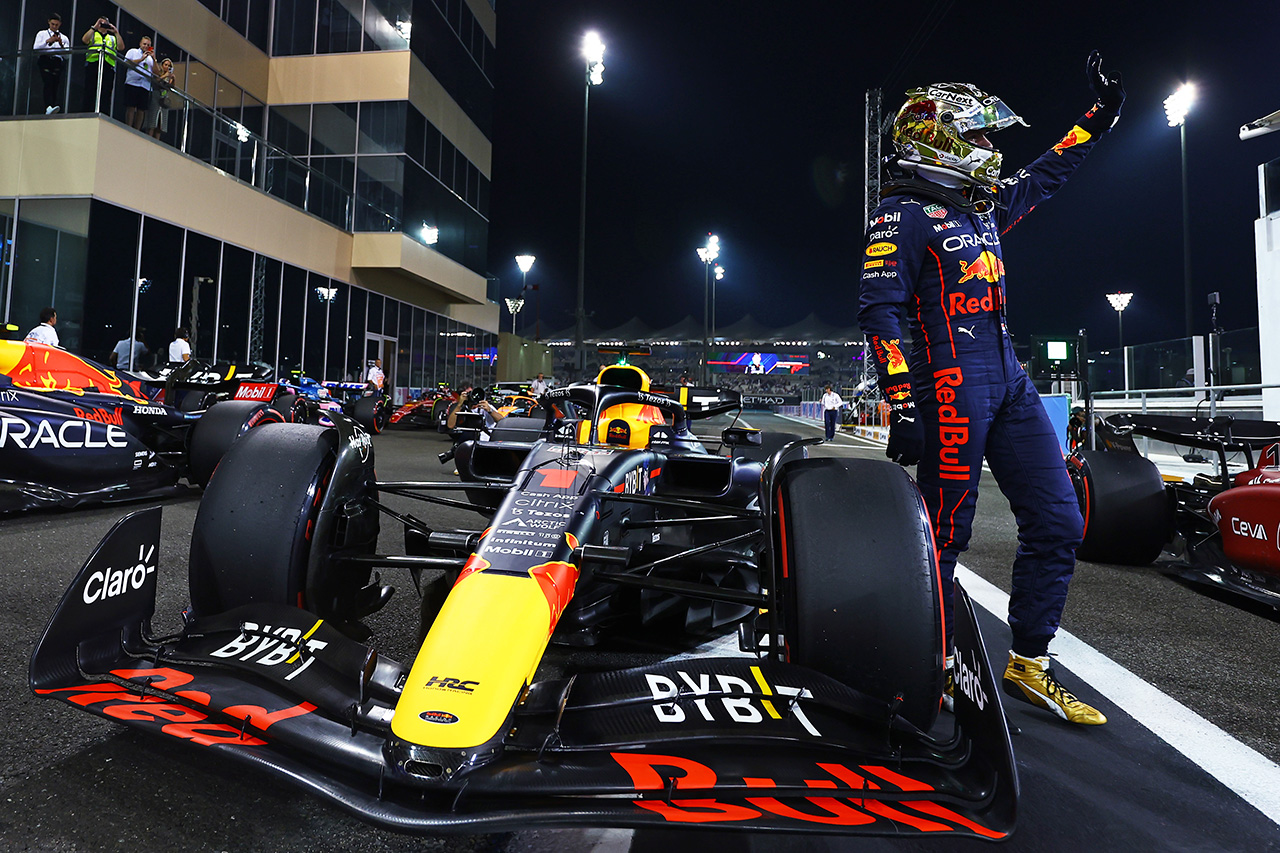 F1アブダビGP 予選:フェルスタッペンPP獲得 レッドブルF1がフロントロー