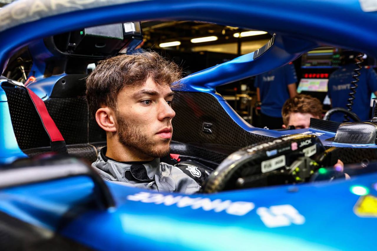 ピエール・ガスリー、アルピーヌF1のマシンは「印象的で素晴らしい気分」