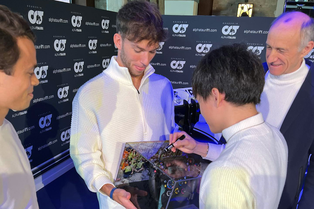 ピエール・ガスリー、アルファタウリF1のファクトリーに最後の出勤