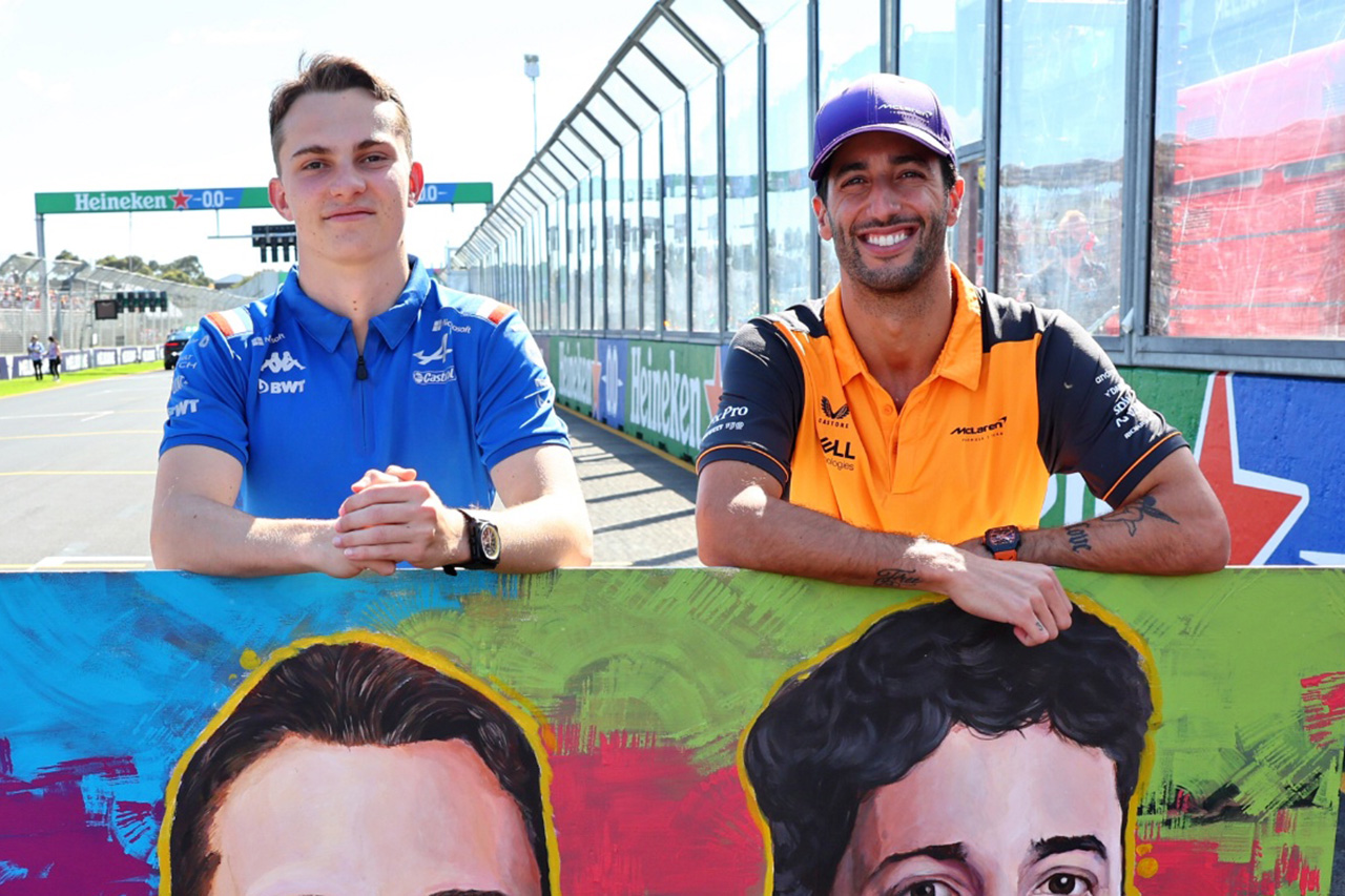 ダニエル・リカルド、マクラーレンF1の後任オスカー・ピアストリに助言