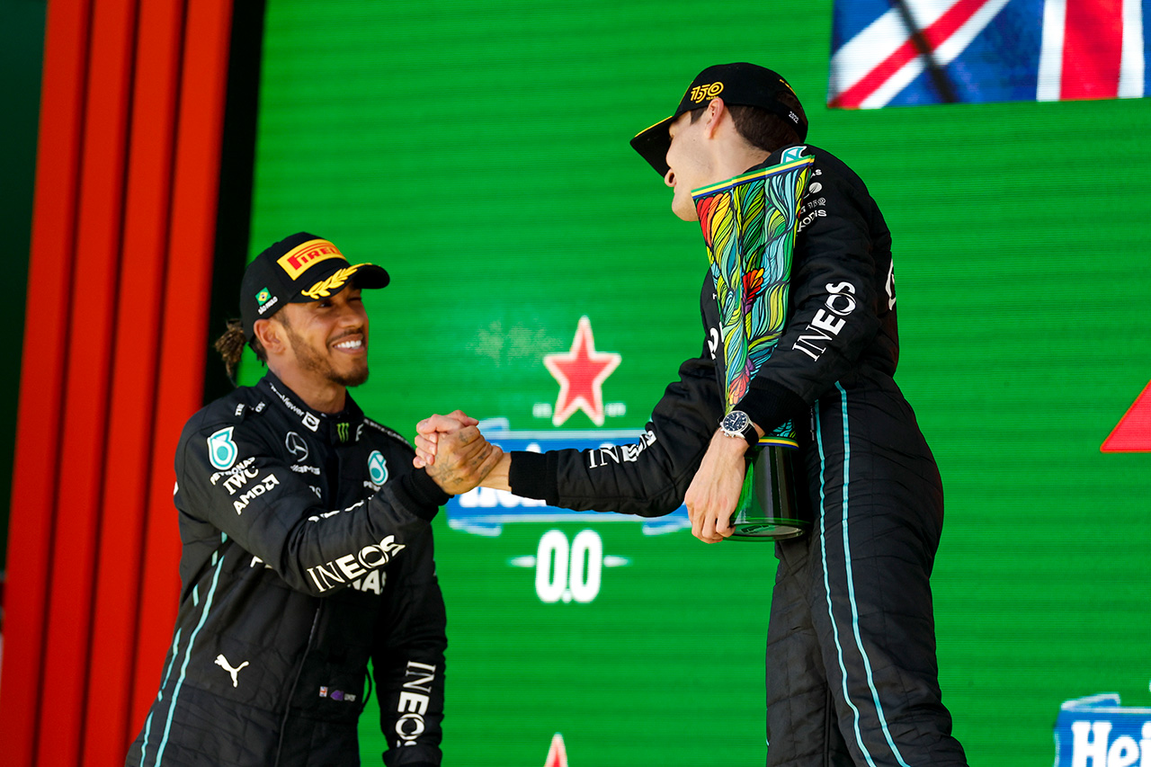 ジョージ・ラッセル 「メルセデスF1でハミルトンを倒せば通常ならチャンピオン」