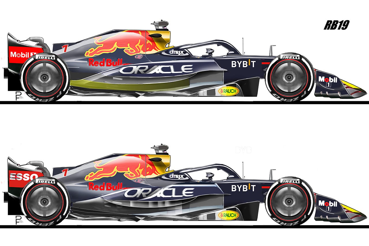 レッドブルF1、2023年F1マシン『RB19』で進化が予想されるポイント