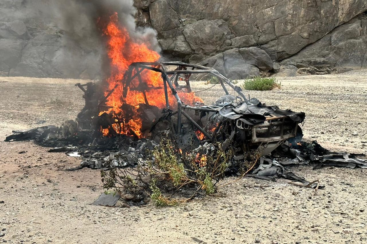 【動画】 ダカールラリー 2023:ステージ1で車両が全焼する事故