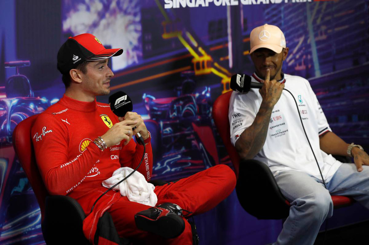 シャルル・ルクレール、ルイス・ハミルトンとファッションで意気投合