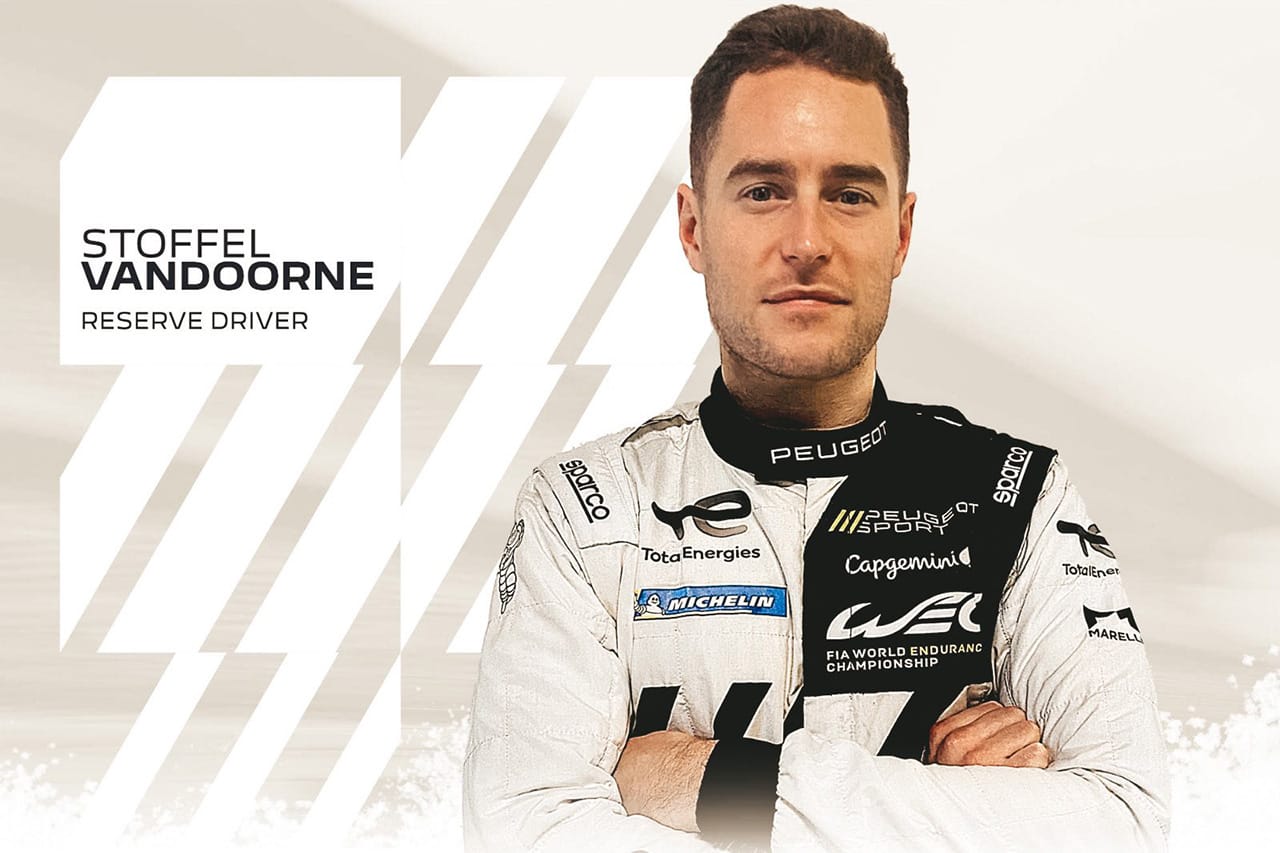 ストフェル・バンドーン、プジョーWECのリザーブドライバーに就任