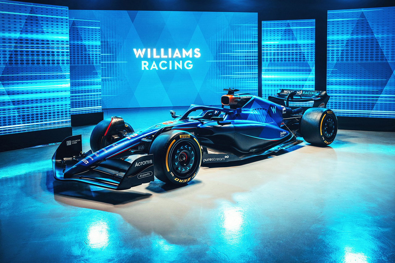 ウィリアムズ・レーシング、2023年F1マシン『FW45』のリバリーを披露