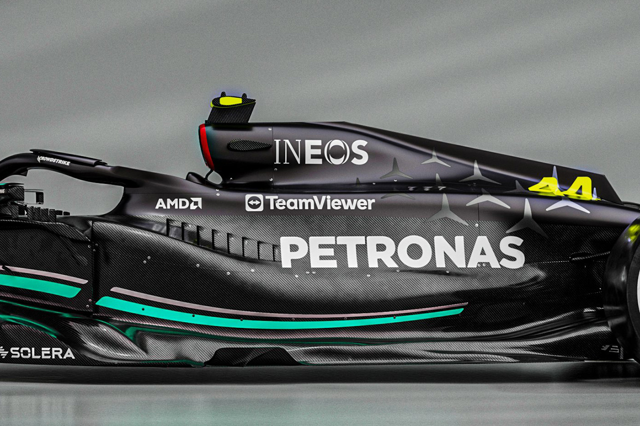 メルセデスF1、軽量化のためW14の塗装を削る「歴史は繰り返される」