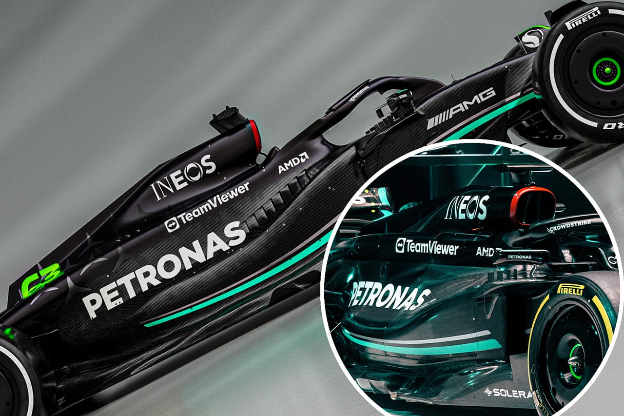 F1マシン解説：メルセデス W14 「独自のサイドポッドデザインを堅持」