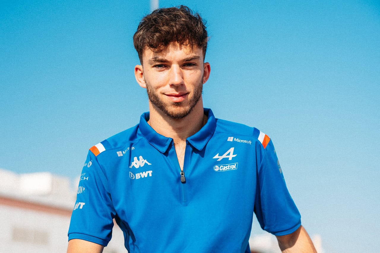 ピエール・ガスリー、初走行のアルピーヌF1 A523は「とてもいい感触」