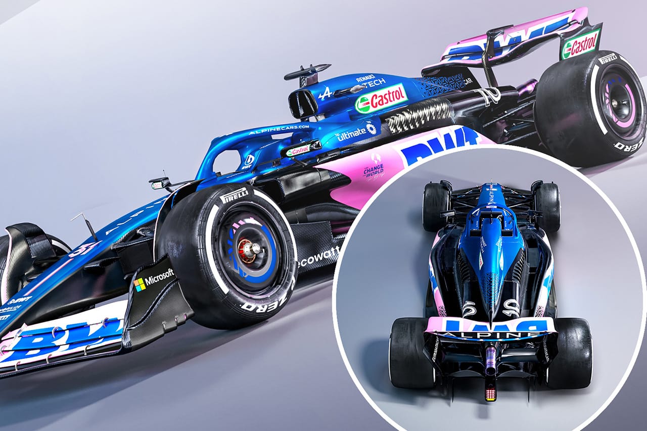 F1マシン解説：アルピーヌ A523 「リアをプッシュロッドにして大幅に進化」