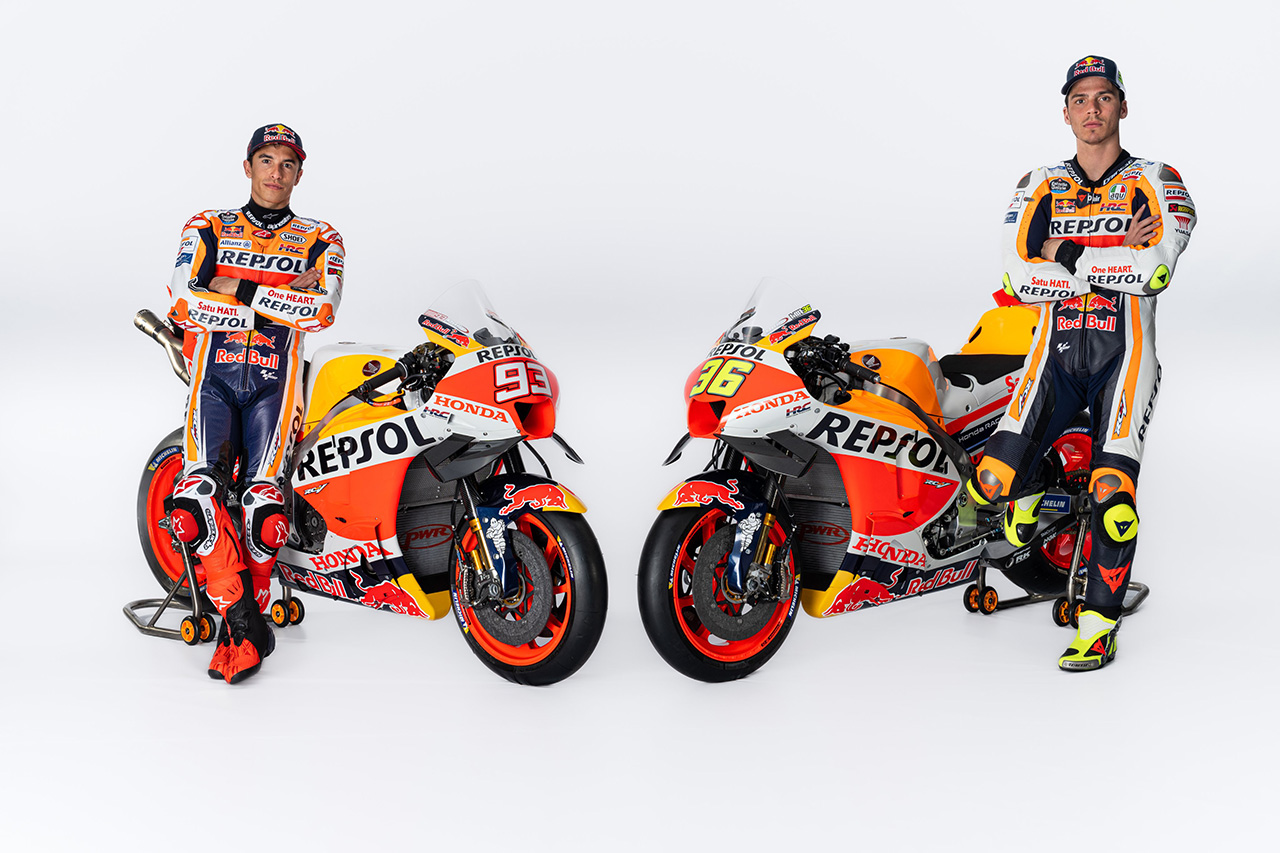 MotoGP：ホンダ、2023年のレプソルの伝統的なカラーリングを披露