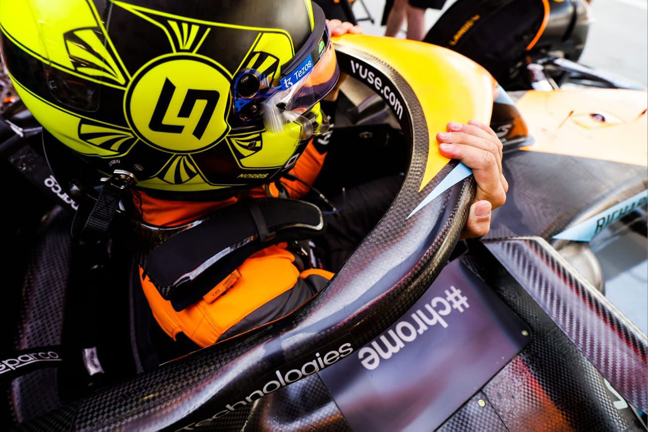 F1史上初！ マクラーレン、MCL60にデジタル広告を搭載してレース