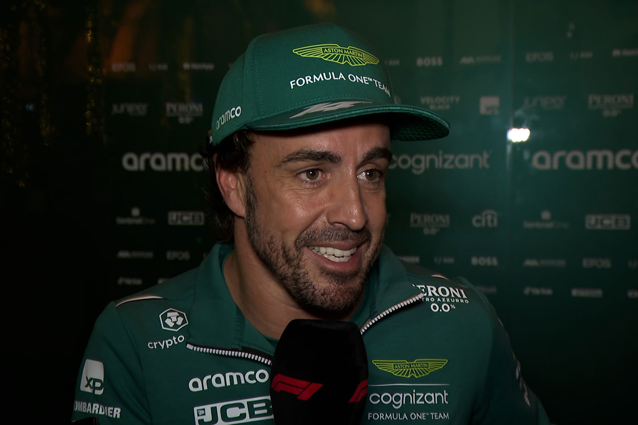 フェルナンド・アロンソ、初日最速も「まだタイムにはフォーカスしていない」