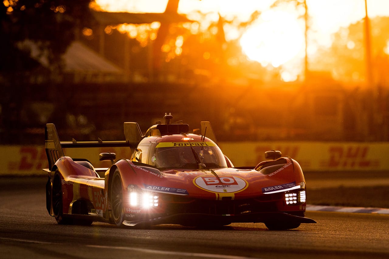 WEC セブリング：フェラーリ 499Pがトヨタに0.2秒差でポールポジション