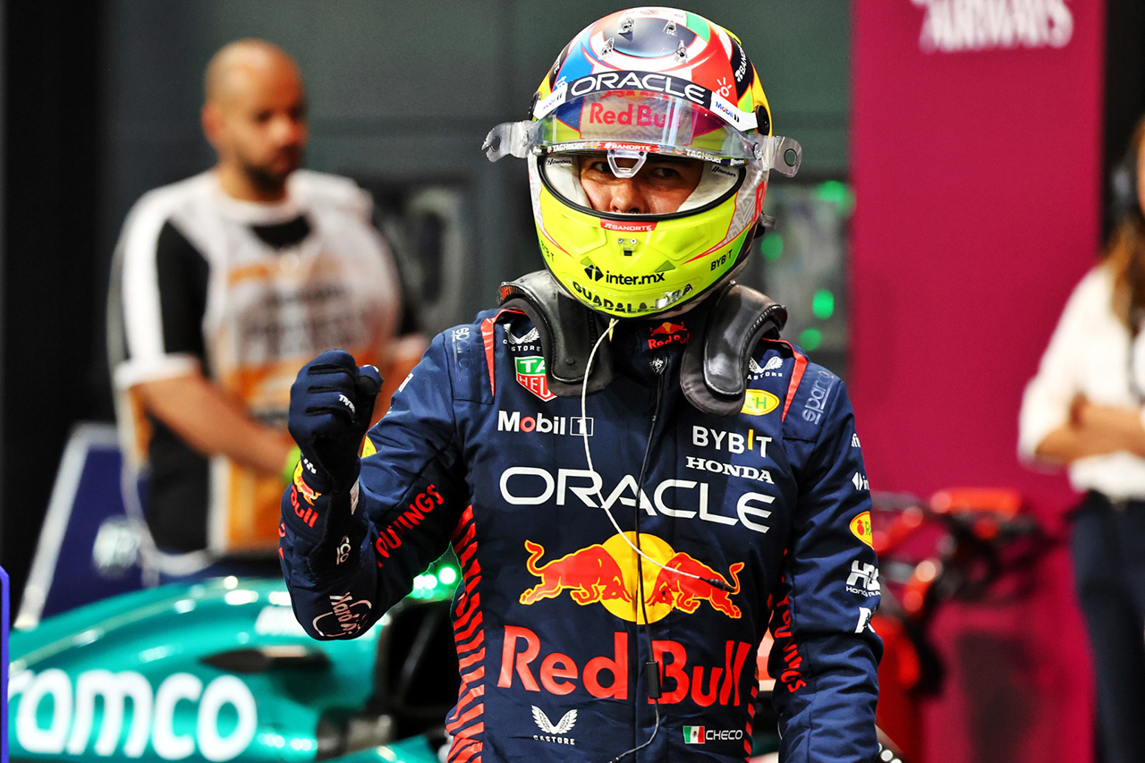 予選:レッドブルF1のペレスが自身2度目のポール!アロンソがフロントロウ