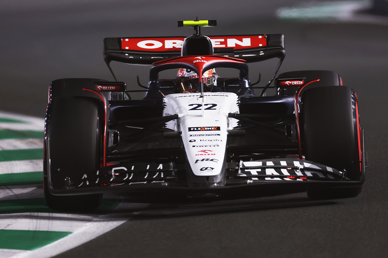 F1サウジアラビアGP 予選Q1:アルファタウリF1の角田裕毅は16番で敗退