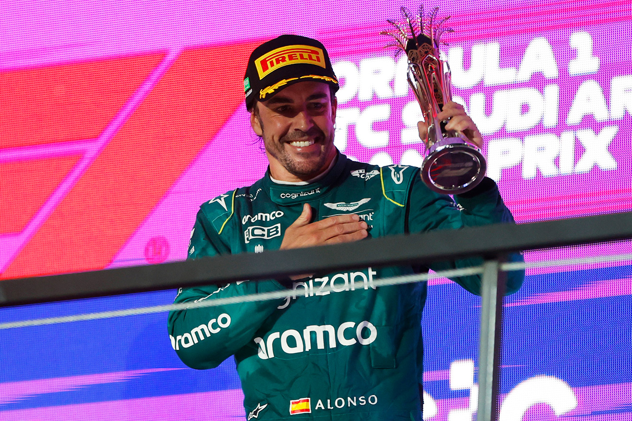 F1サウジアラビアGP:ペナルティの裁定が覆されアロンソの表彰台が復活