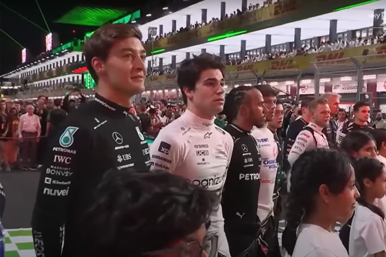 F1サウジアラビアGP、決勝前の国歌の演奏が酷かったと話題
