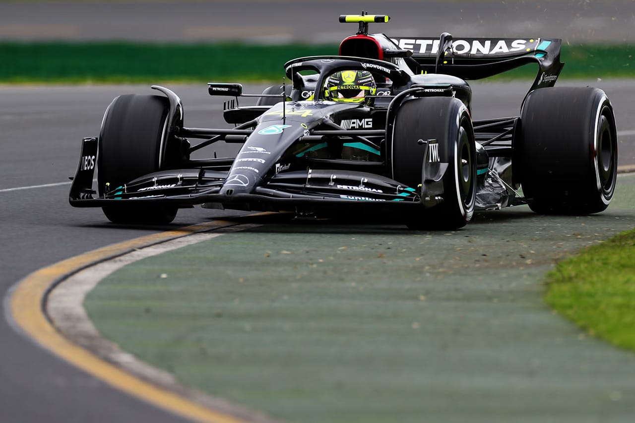 メルセデスF1のルイス・ハミルトン 「明日レッドブル勢と競うことはない」