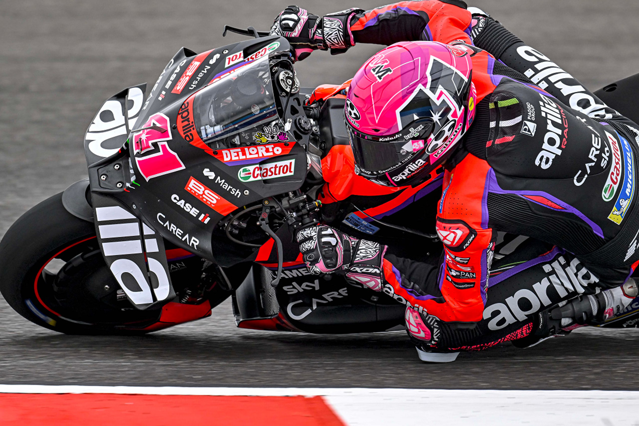 MotoGP:アプリリアのアレイシ・エスパルガロが初日総合トップ