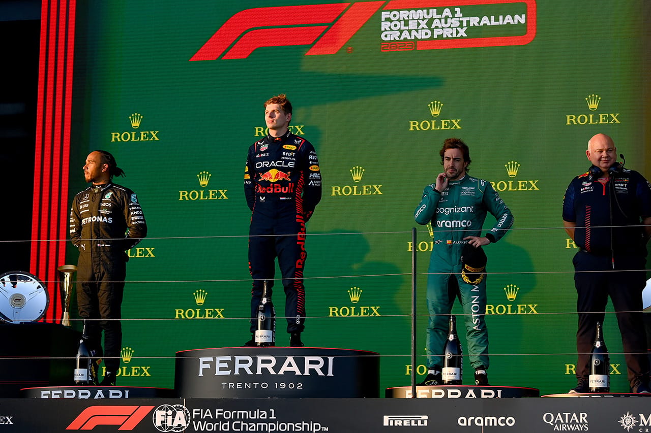 2023年 F1ポイントランキング (第3戦オーストラリアGP終了時点)