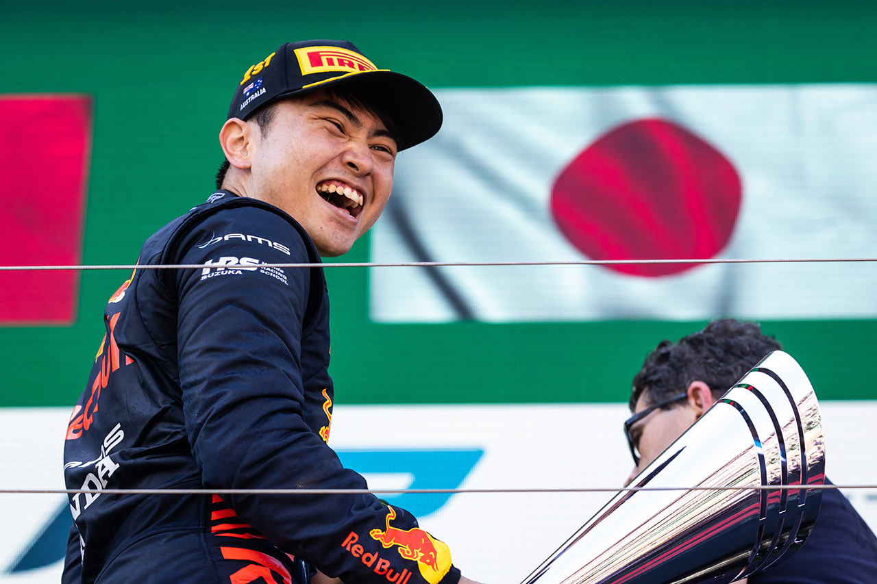 岩佐歩夢、F2ランキング首位「チームとして強くなれば結果はついてくる」