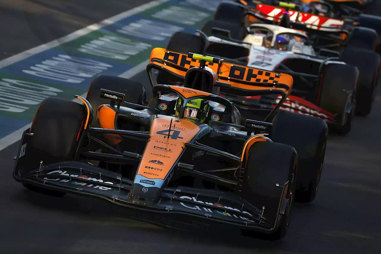 ノリス、リスタートの混乱で「F1基準にない酷いピレリタイヤ」を批判