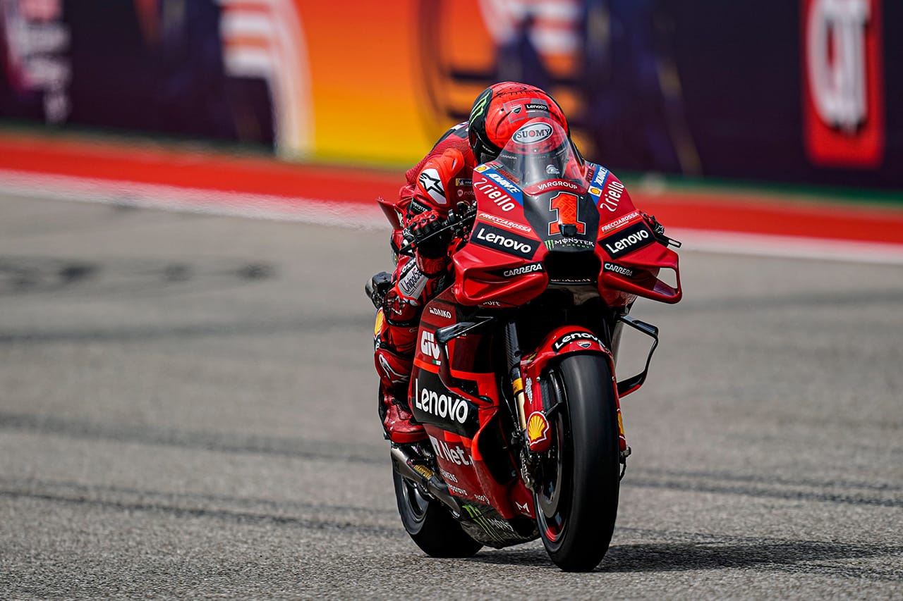 MotoGP:フランチェスコ・バニャイアがスプリント2勝目 / アメリカズGP