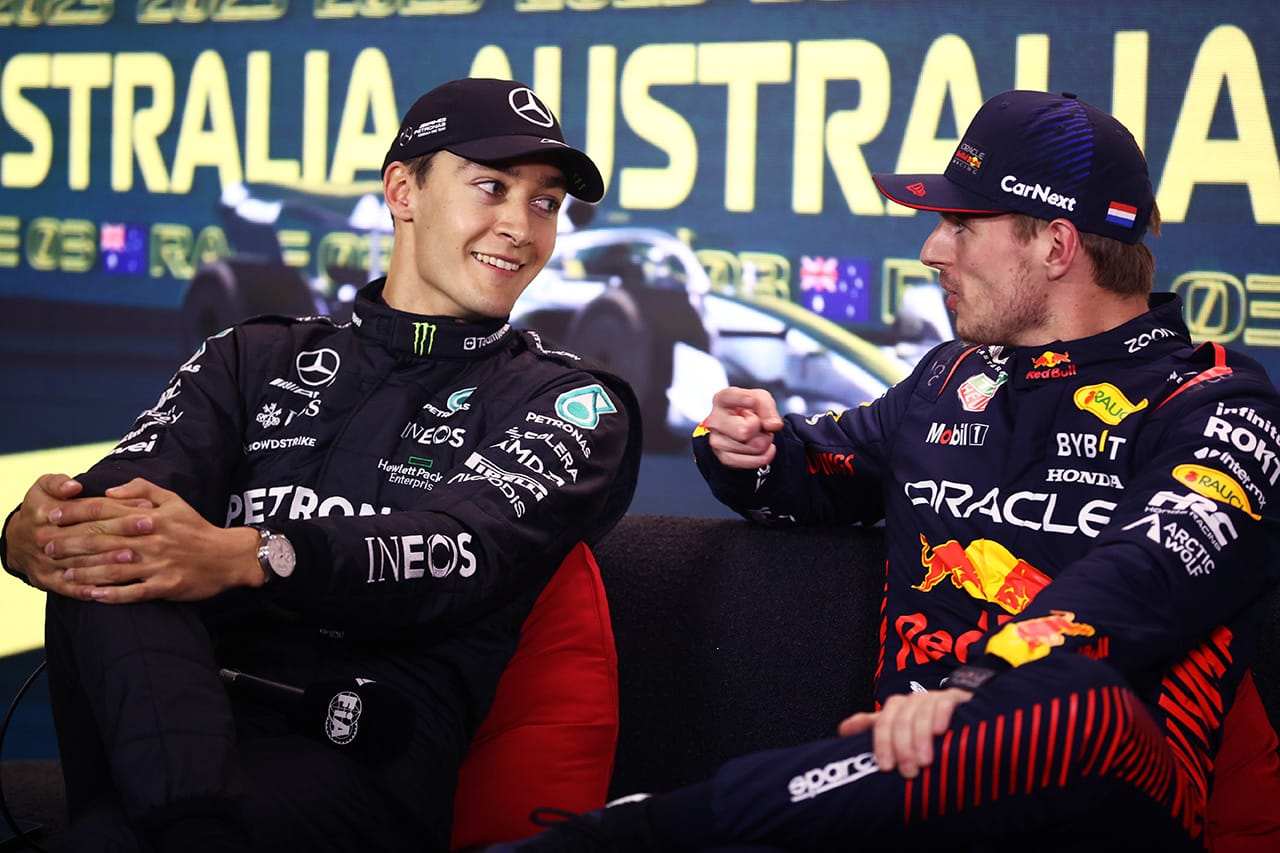 ラッセル、フェルスタッペンの「F1ワールドチャンピオン候補」発言に返答