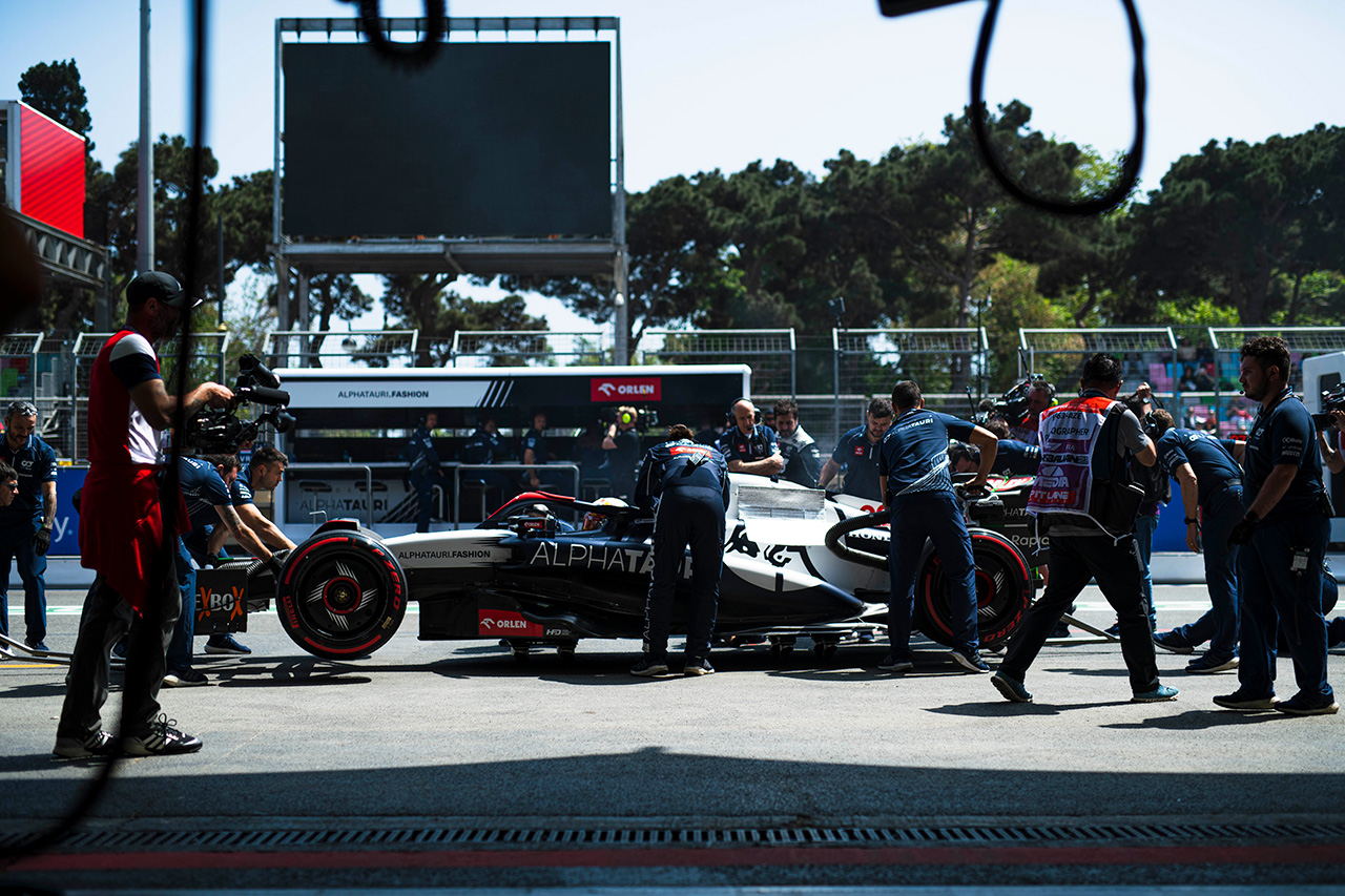 角田裕毅、F1スプリントシュートアウトのSQ3を捨てた予選タイヤ戦略