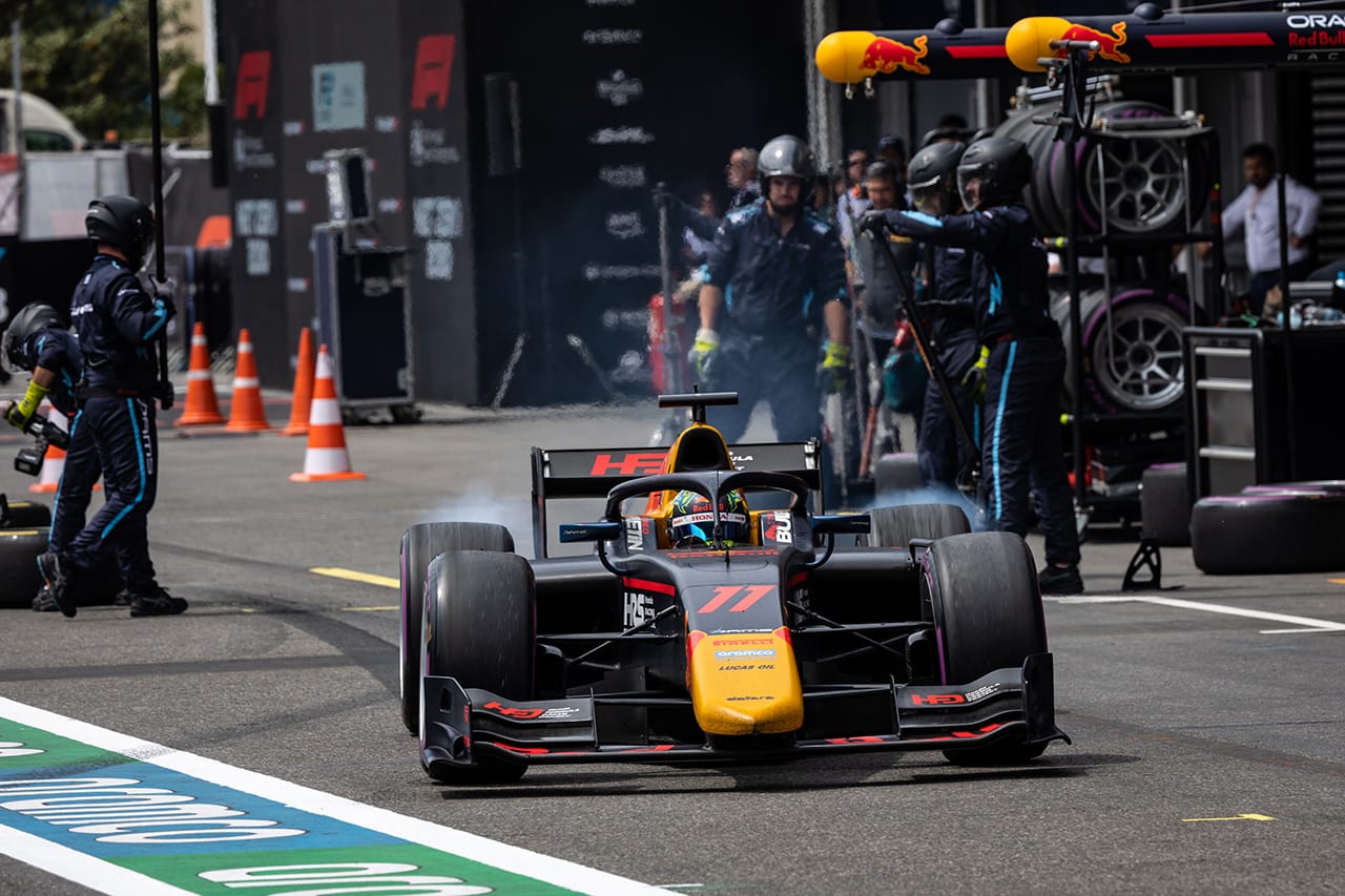 レッドブルF1育成の岩佐歩夢、2戦ノーポイントでF2ランキング3位に後退